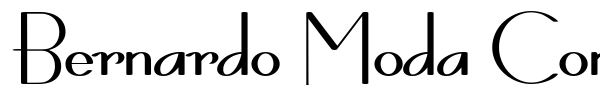 Bernardo Moda Contrast font preview